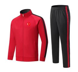 Turkey Men adult children leisure sport set outdoor warm Full zipper sports leisure set sweatshirt in winter