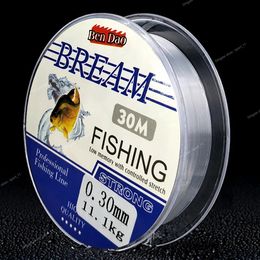 30M Bream Fishing Line Super Strong Monofilament Nylon Japan Material Saltwater Fishing-Line Low Memory Carp Line 0.08-0.30mm FishingFishing Lines