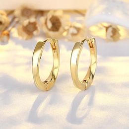 Stud Earrings 925 Silver Needle Men Women Gold Color Classic Jewelry 2023