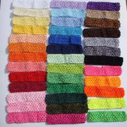Hair Accessories Sweet Crochet Elastic Girls Headband Fashion 33color 300pcs/lot