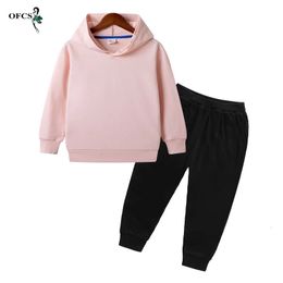 Clothing Sets Suits For Childrens Toddler Girls Fall Clothes Kids Boys Hooded Top Pant 2pcs Outfit Suit Costumes Sweatshirt Set 231031