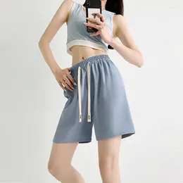 Women's Shorts Online Text Suit Girls Outer Wear Summer Thin Casual Wide Leg Pants Dosing Straight Women