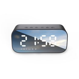 2023 Wireless Bluetooth Speakers LED Digital Display Sleep Timer with Snooze Function for Student Alarm Clock BT518