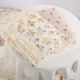 Blankets Cotton Muslin Swaddle For Born Baby Tassel Receiving Blanket Toddler Stroller Wrap Infant Sleeping Quilt Bed Cover