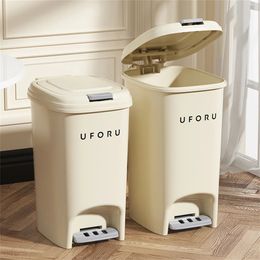 Waste Bins Large Capacity Office Environmental Protection Trash Can Luxury Design Dustbin Luxury Design Foot Pedal Fashion Family Durable 231031
