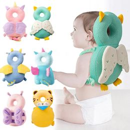 Pillows 13T Toddler Baby Head Protector Safety Pad Cushion Back Prevent Injured Angel Bee Cartoon Security Pillows Protective Headgear 231031