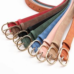 Belts Pu Belt Girls Dress Clothing With Decorative Women Japanese Buckle Fashion Matte High-end Sense