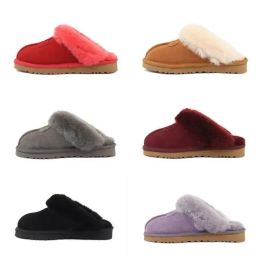 Top Quality AUS U5125 Man Women Snow Slippers Soft Comfortable Sheepskin Keep Warm Plush Slippers Girl Beautiful Christmas Gift Free Transshipment U5815 5825