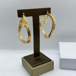 Designer earrings, available in a variety of styles, 14K gold 18K gold brass, classic engraved portrait, interlocking texture, Hoop & Huggie earrings, high quality with box