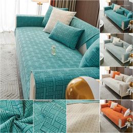 Chair Covers Chenille Cushion Sofa Cover Four Seasons Universal Protective Towel Anti-slip Seat Carpets For Living Room Decoration