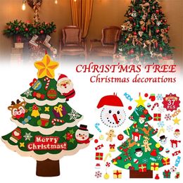 Christmas Decorations Felt Christmas Tree Ornament Delicate Xmas Tree Shape Props For Table 231030