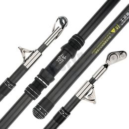 Boat Fishing Rods 2.1M 2.4M Carbon Rod 50kg above Superhard Long Distance Throwing s Telescopic Sea High Quality Gear l231030