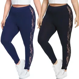 Yoga Outfits Sportwear Women Side Floral Lace Patch Fitness Ropa Deportiva Mujer Gym Wear High Waist Pants Womens Sporty 2023