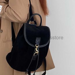 Backpack Vintage Soul Bag suitable capacity college girls backpack bag solid color women's bagstylishhandbagsstore