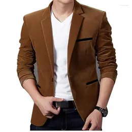 Men's Suits 2023 Arrival Brand Clothing Spring Blazer Men Fashion Slim Fit Masculine Blazers Mens Casual Solid Color Male