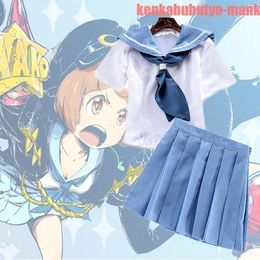 Japan Anime La KILL Cosplay Mankanshoku Mako JK Uniform Women Girls Halloween Party Tops Skirt Tie Sailor Suit C65M83