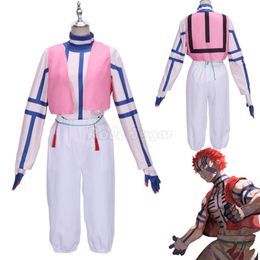 S-XL Anime Demon Slayer: Kimetsu No Yaiba Mugen Train Akaza Cosplay Costume Full Sets Halloween Carnival Party Uniform C128X65