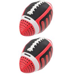 Balls 2 PCS No 3 Rugby Kids Rugby-ball Toddler Outdoor Toys Training Basketball Pu Professional Student Toddlers 231031
