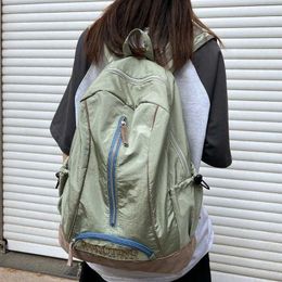 Middle School Schoolbag Female Junior High Student Simple Backpack 2023 Spring College ins