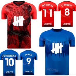 Mens 10 JUTKIEWICZ Soccer Jerseys Birmingham City 5 SANDERSON 9 HOGAN 7 BACUNA 19 JAMES 20 GARDNER 26 LONG 28 STANSFIELD DEMBELE MIYOSHI Football Shirt Kits Club 23-24