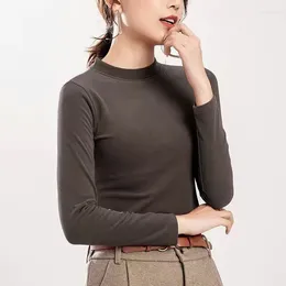 Women's Sweaters High Quality Double-sided German Velvet Half-turtleneck Plush Thick Autumn And Winter Warm Undershirt