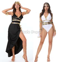 Women Ancient Greek Rome Goddess Sexy Dress Sets Halloween Party Cosplay Costume