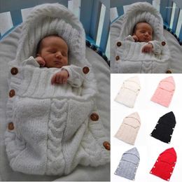 Blankets Born Crib Blanket Warm Baby Wearable Sleeping Bag Infant 0-6M Soothe Sleep Sack Skin-Friendly Swaddle