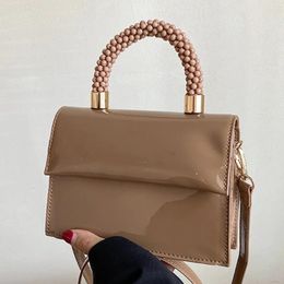 Evening Bags Personalized Patent Leather Crossbody Handbag Women Luxury Designer Ladies Shoulder Tote Versatile Vintage Messenger