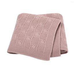 Blankets Infant Baby Knit Blanket And Cloths Summer For Stroller Throw Super Soft Born Birth Outfit Bedding Swaddles Kid's Bath Towel