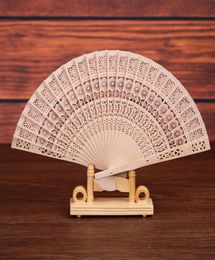 Folding Wooden Carved Craft Hand Fans Chinese Classical Wooden Fan For Home Decoration Crafts Souvenir Gifts wedding favors9169258