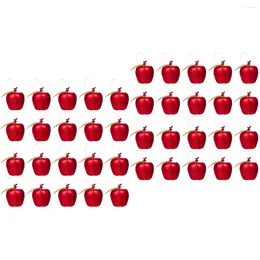 Decorative Figurines Apple Party Favours Christmas Tree Pendant Hanging Ornaments Apple-shaped