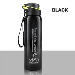 Water Bottles Cages 500ML Bike Bottle Outdoor Sport Running Mountain Cycling Warmkeeping Bicycle Kettle Drink Stainless Steel Cup 231030