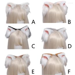 Party Supplies Lovely Faux Fur Kitten Ears Lolita Hair Clips Japanese Anime Cosplay Furry Animal Hairpins Halloween Costume Props