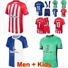 Team 20 WITSEL Soccer Jerseys Club 16 MOLINA 5 DE PAUL 3 AZPILICUETA 19 MORATA 7 GRIEZMANN 10 CORREA 14 LLORENTE 22 HERMOSO 8 NIGUEZ Football Shirt Kits Man Kids MaJing