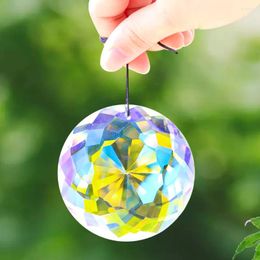 Chandelier Crystal 75MM AB Colour Fire Polished Accessories Glass Art Prism Faceted Hanging Ornaments Party Event Decoration Part