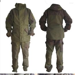 Men's Tracksuits Men's Gorka-3 Military Uniform Combat Suits Plus Size Russian Standard Men's Shirt Pant Waterproof205h