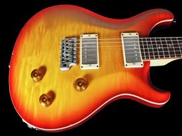 Hot sell good quality Electric Guitar Musical Instruments CE22 CE-22 FLAME TOP ~ WITH BIRDS!! RARE!