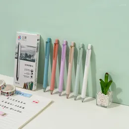 Gel Pens Spring Quick Drying Press Simplicity Carbon Water Pen Black Writing Tool Office School Supplies Macaron