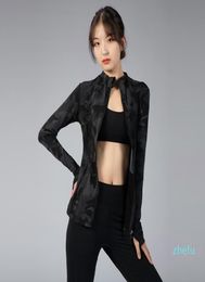 Women Sportswear Zipper Quick Dry Sport Jacket Outwear Yoga Gym Professional polyester Snow running clothing2130367