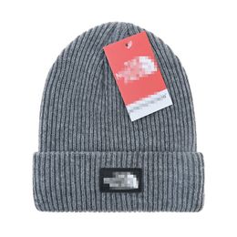 Top Selling Wool Hat Men's Cold Hat Tide Brand Knitted Hat Women's Pullover Hat Autumn And Winter New Hat Solid Color ag15