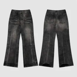 2024 Fashion New Top Designer High Street Cotton Pantaloni sportivi casual Jeans lavati Stampa alfabeto Ricamo importato per jeans firmati da uomo e da donna
