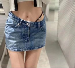 Skirts Y2K Vintage Mini Skirt Women Punk Patchwork Summer High Waist Bodycon Eyelet Lace Up Aesthetic Sexy