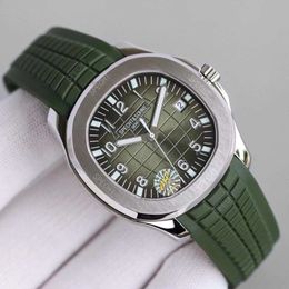 designer diamond watch for women patk 5068 watches 2PV7 high quality mechanical back transparent uhr 35.6 montre de pateks aquanaut luxe rubber strap OYSML
