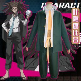 S-XL Anime Dangan Ronpa Yasuhiro Hagakure Cosplay Costume New Arrival Adult Men Women Party Stage Show Costumes C171M139