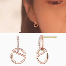 Stud Earrings Han Suxi's Same That Korean Dramas Can't Resist Style Elegant High Quality