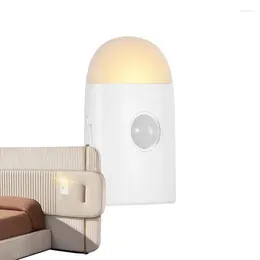 Night Lights Motion Sensor Led Light Usb Charging Square Lamp For Bedroom Kitchen Stair Hallway Wardrobe Cupboard Lighting