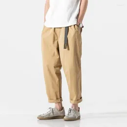 Men's Pants Spring Autumn Male Loose Casual Hip Hop Hombre Solid Colour Fashion Sweatpants All-match Harajuku Trousers Clothing