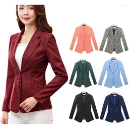 Women's Suits Fashion Women Blazers No Iron Work Office Lady Suit Slim Single Breasted Female Business Blazer Coats Formal Jackets