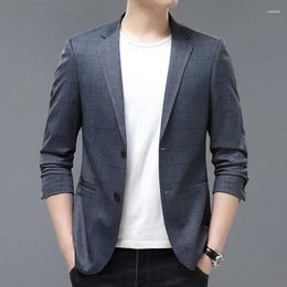 Men's Suits 2023 Fashion Handsome Banquet Korean Version Slim Suit Simple Coat Business Casual Single West