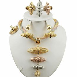 bridal jewelry set super quality african big jewelry sets quality costume gold set women necklace wedding sets264s